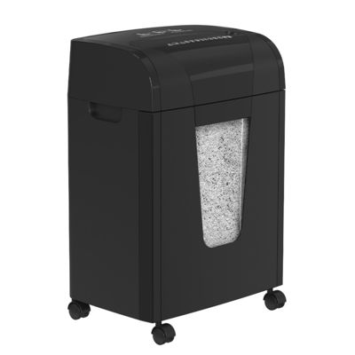 Triturador de papel micro-cortado de 10 folhas com ciclo de funcionamento de 45 minutos, triturador de papel de cartão/estábulo para uso de escritório C261P-10