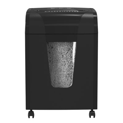 OEM 2 * 12cm de tamanho de trituração triturador de papel micro corte 18 folhas 20L com 4 rodas C261P-10