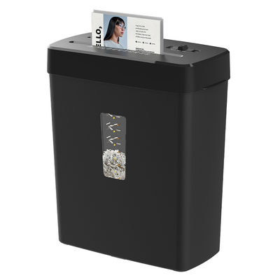 CD222P 8 folhas Máquina de trituração de papel de corte cruzado 320x164x380mm Para escritório em casa Eliminação de documentos