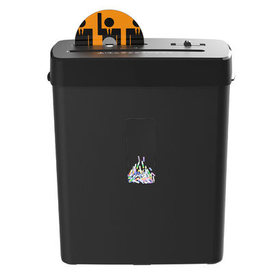 P4 Segurança 8 folhas máquina trituradora de papel de corte cruzado CD222P-8 com 13L Bin Basket