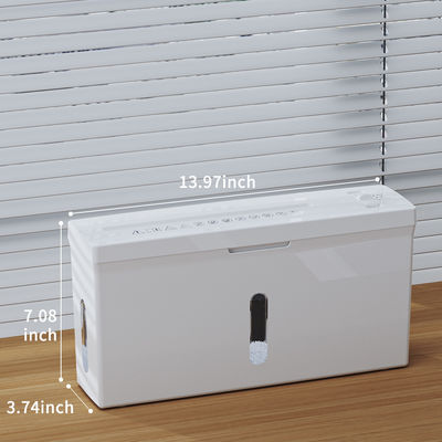 2 folhas máquina trituradora de papel A4 tipo desktop para escritório casa CS201C com 4L bin