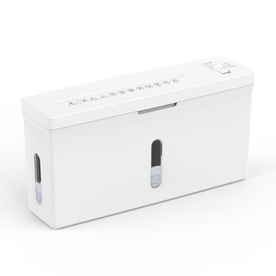 Novo Produto CS201C Branco 6 Folhas P3 Home Office Mini Desktop Shredder de papel