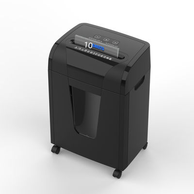 C261P-10 10 Sheet Paper Shredder Micro Cut Document Cartão de Crédito Máquina de trituração silenciosa de carga pesada com 20L