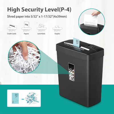 C220P 6 folhas Trincador comercial de papel de corte cruzado 13L Trincador de papel de papel de papel