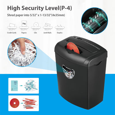 Máquina de trituração de papel doméstico pesado 21Litros Baixo ruído cd218p-10 com trituração de CD função de cartão de crédito