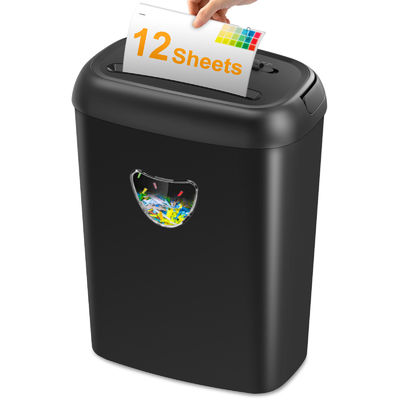 Triturador de 12 folhas de corte cruzado com caixa de 25L