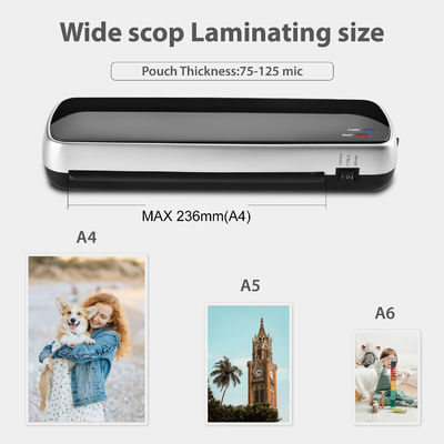 AC110V/60Hz Máquina de laminação de escritório para 3-6 minutos Tempo de aquecimento