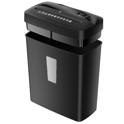 C220P triturador de cartões de plástico de 6 folhas 13L mini triturador de papel para uso doméstico e de escritório