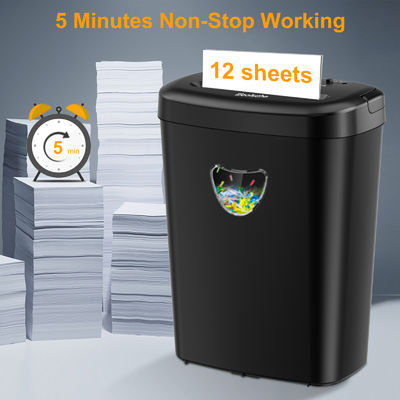 CE/EMC/ETL Segurança homologada triturador de papel comercial pesado CD228P-12 com caixa de 25L