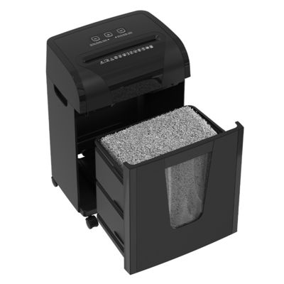 Auto Reverse P5 de alta segurança Triturador de papel pesado Nível de ruído 60dB C261P-10 com caixa de 20L