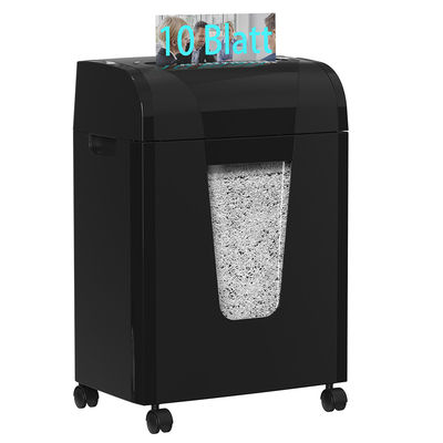 60dB Escritório de trabalho pesado Micro-corte triturador de papel 20L Capacidade Operação silenciosa C261P-10