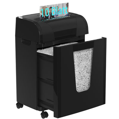 C261P Documento triturador de papel elétrico máquina de escritório 20L cartão de crédito 10 folhas A4 triturador