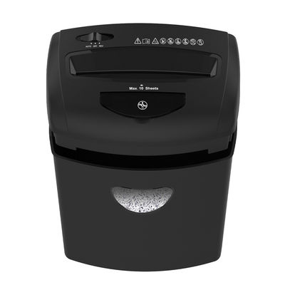 Cartão de crédito CD e 10 folhas A4 máquina trituradora de papel com 21L lixo CD218P