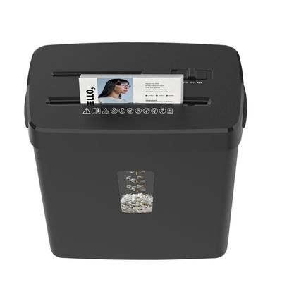 corte transversal 13L Capacidade uso doméstico 8 folhas de papel A4 CD máquina trituradora de papel