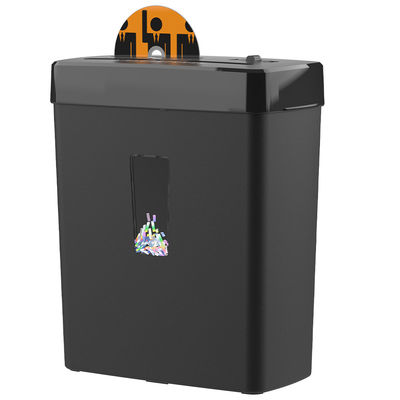 68dB Black Cross Cut Paper Shredder Máquina de trituração de CD Papel com cesta de 13L CD222p-8