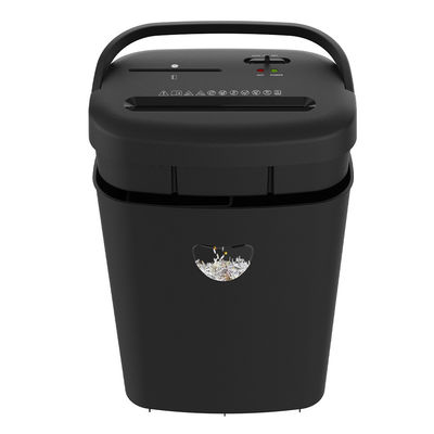 12 folhas A4 Large Waste Bin 25L máquina de trituração de papel pesado para escritório em casa trituração cartão de crédito CD