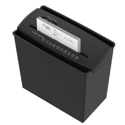 S606B triturador de papel eletrónico de corte de tiras para casa e escritório com lata de lixo de 10 L, tamanho de trituração 6,8 mm