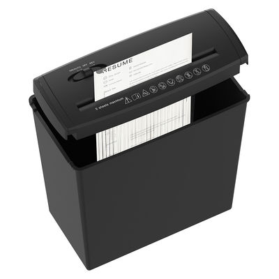 Usar em casa mini-corte de tiras 5 folhas triturador de papel com 10L bin S606B