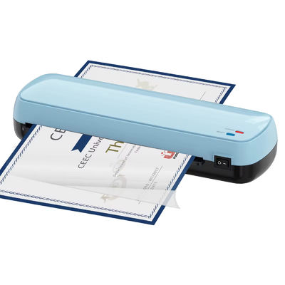 Calor rápido 2 rolos máquina laminadora de escritório máquina laminadora de papel A4 250mm/min