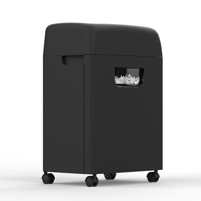 Triturador de papel pesado 45 minutos 18 folhas de corte cruzado de cartão de crédito de escritório Trituradores de cartão de crédito para escritório 20 litros