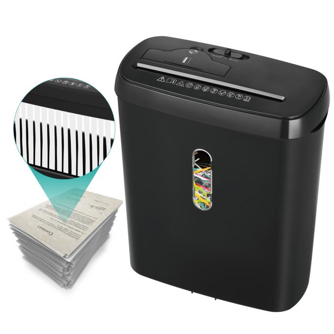 SD108P 8 FOLHAS Máquina de destruição de papel A4 para papel de cartão CD Triturador de papel com lata de 11L 1