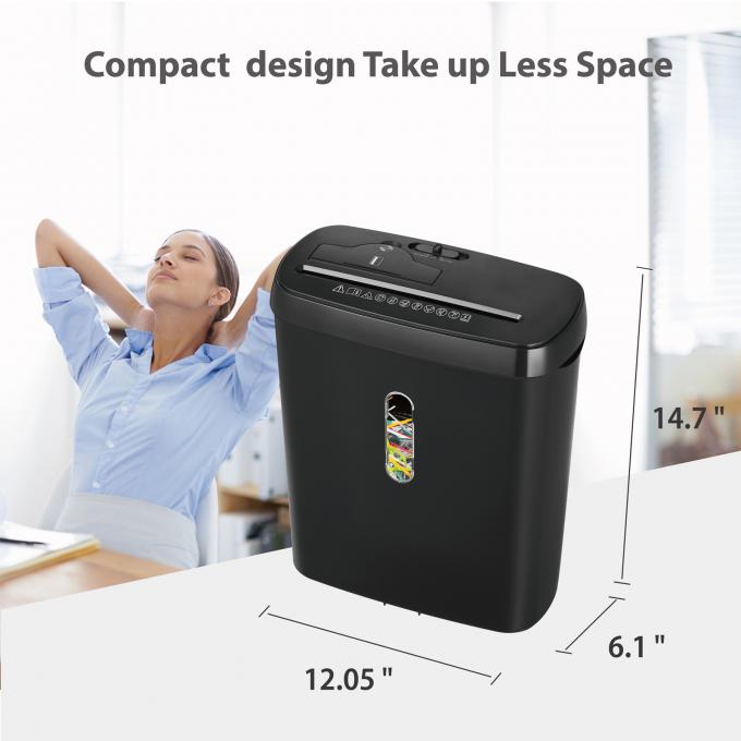 SD108P 8 FOLHAS Máquina de destruição de papel A4 para papel de cartão CD Triturador de papel com lata de 11L 4