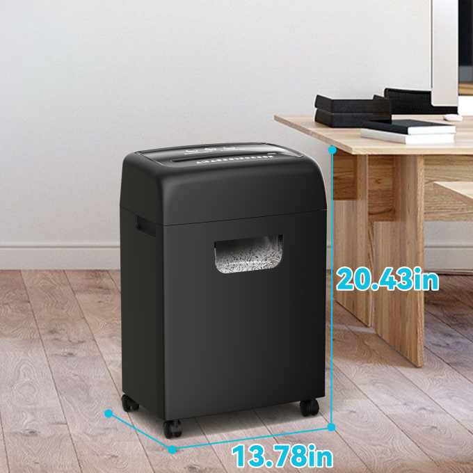 Máquina de trituração de papel de alta capacidade de 18 folhas de papel de cartão de crédito para uso de escritório C281P 5