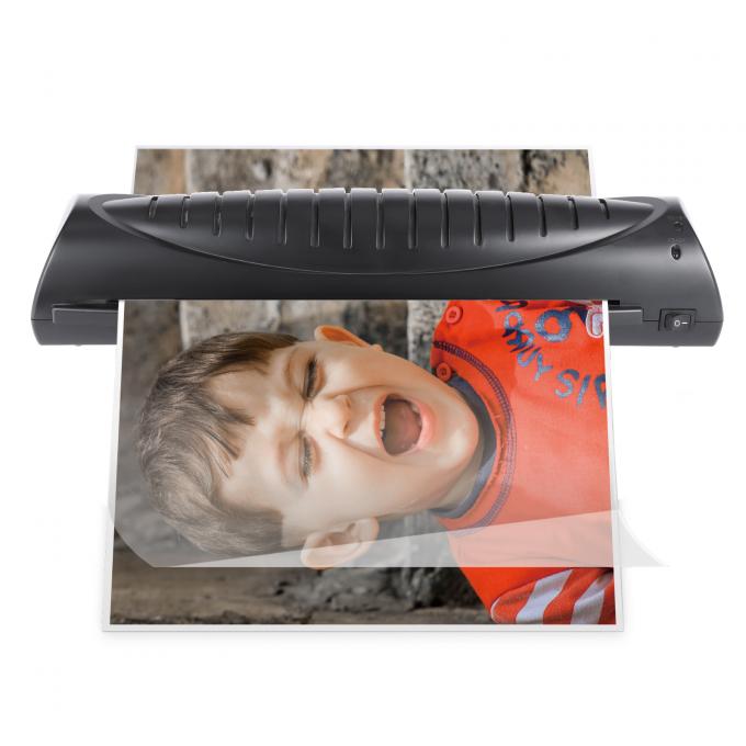 Máquina de laminação térmica a 3 para papel de documentos à prova de engarrafamento foto LM2017 3