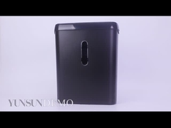 SD108P 8 folhas triturador de papel cortado em tiras, nível de segurança P2 com 11L Bin