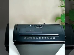 SD105P 5 folhas A4 mini máquina trituradora de papel cortado em tiras 10L para escritório em casa